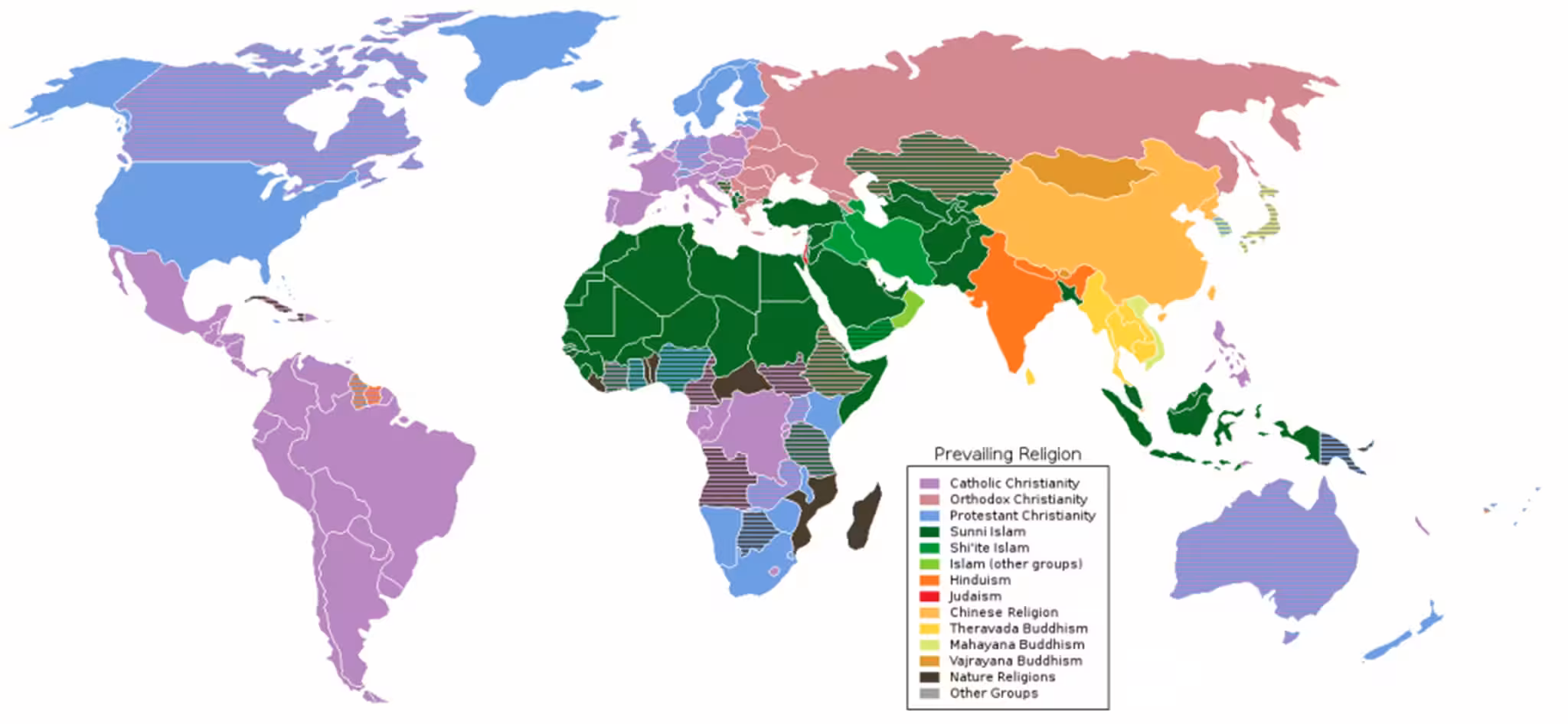 World Religion Map