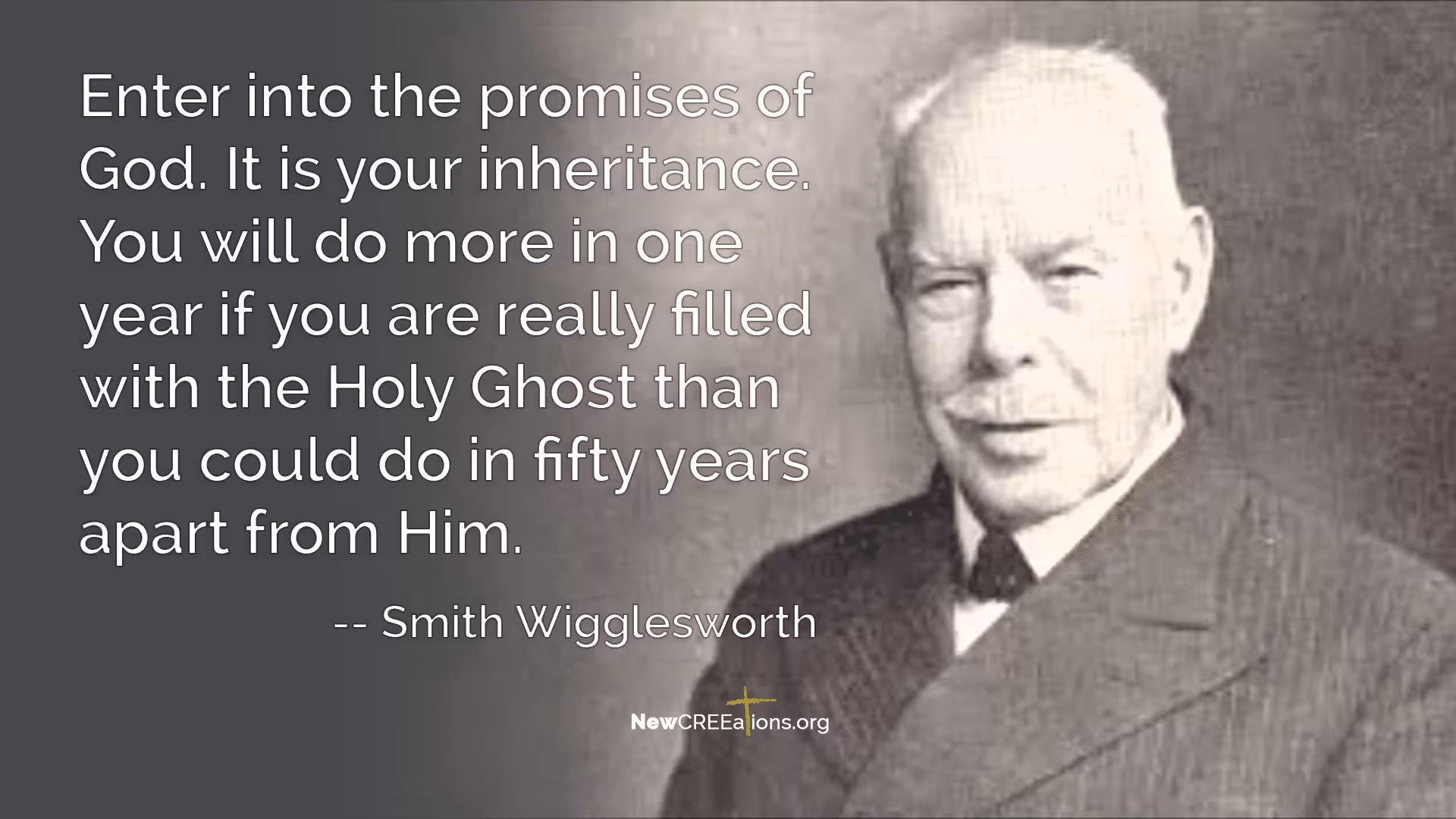 Smith Wigglesworth Quote - Doing More in the Holy Spirit