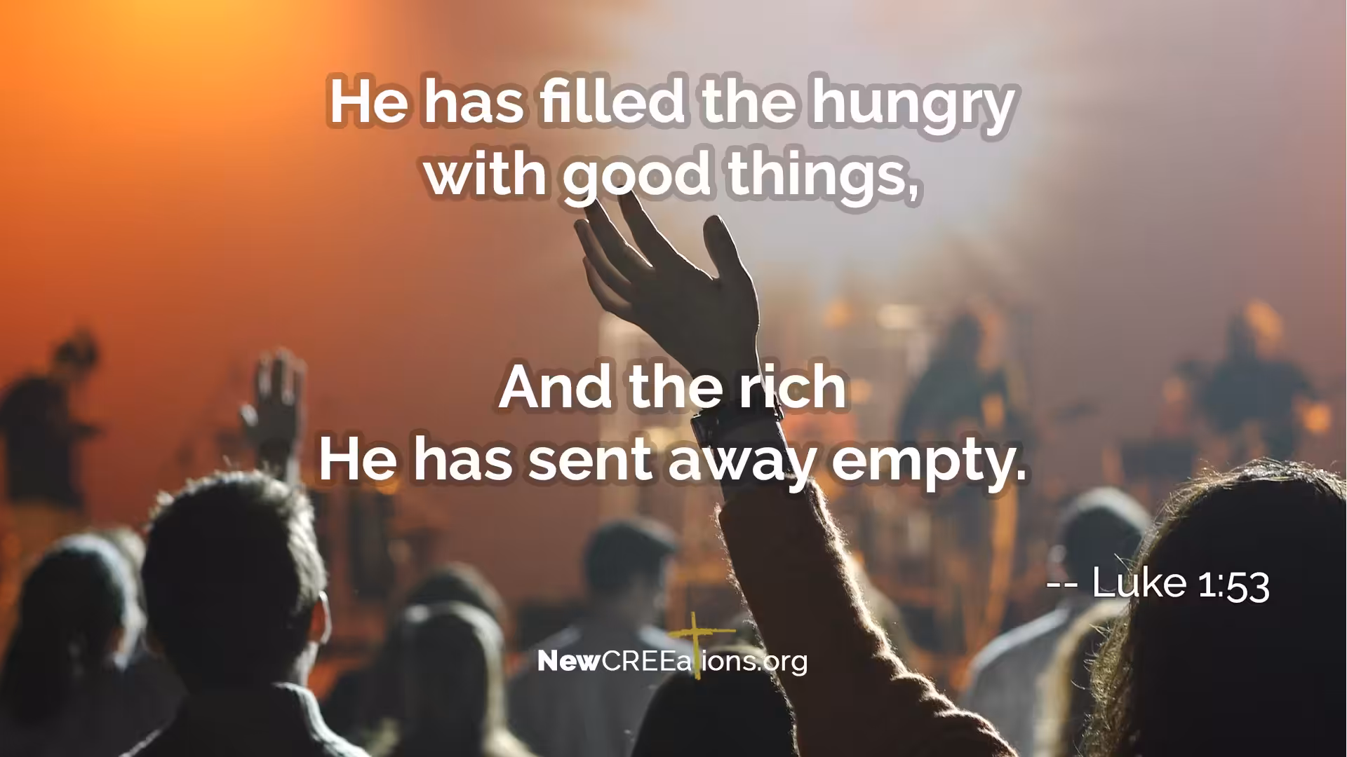 Luke 1:53