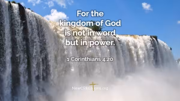1 Corinthians 4:20